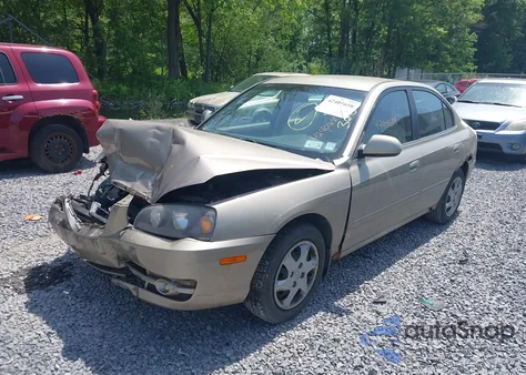 2005 Hyundai Elantra Gls/Gt из США, поврежденный, VIN KMHDN46D05U126262